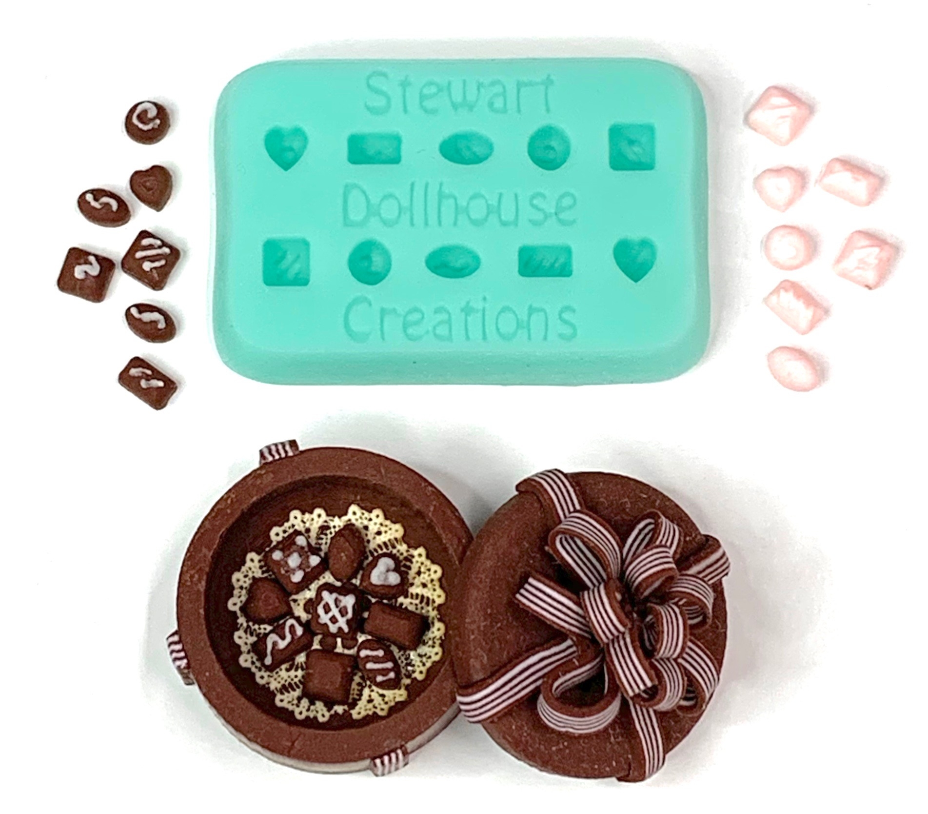 112 Chocolate Mold Stewart Dollhouse Creations